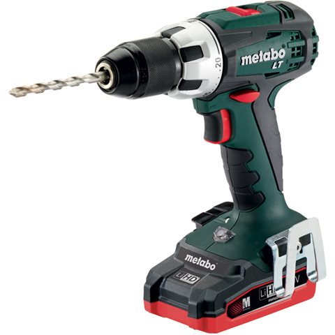 Metabo BS 18 LT Borrskruvdragare med 3,1Ah batterier och laddare
