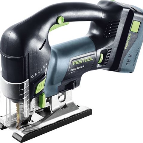 Festool PSBC 420 Li 5,2 EB-Plus-SCA Sticksåg med 5,2Ah batteri och SCA 8-laddare