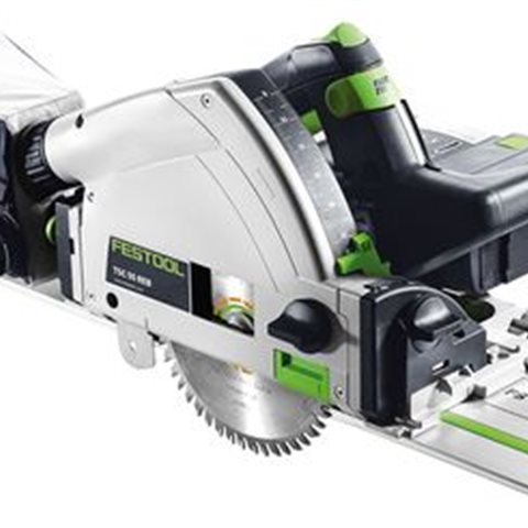 Festool TSC 55 Li 5,2Ah REB-Set/XL-FS Sänksåg med styrskena, batterier och 2st SCA 8 laddare