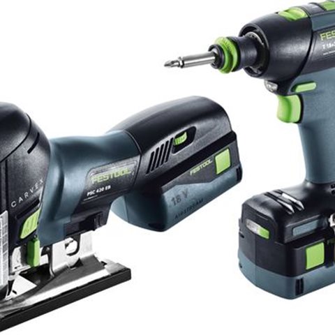 Festool T 18+3/PSC 420 Li 5,2Ah-Set Verktygspaket