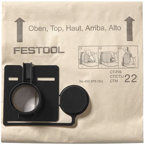 Festool FIS-CT 22 Filtersäck 5-pack
