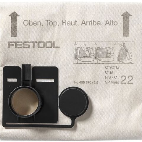 Festool FIS-CT 44 SP VLIES Filtersäck 5-pack