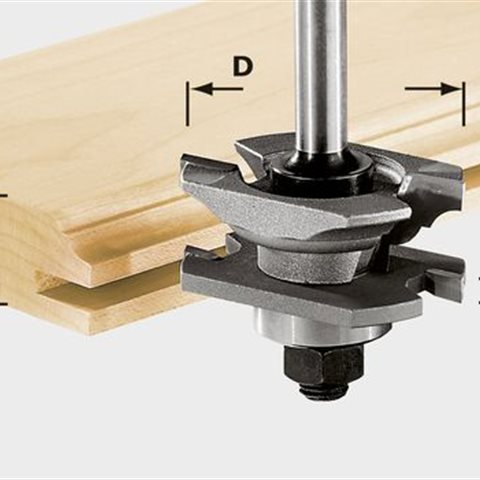 Festool HW S8 D46 x D12-NT Profilnotfräs 8mm spindel