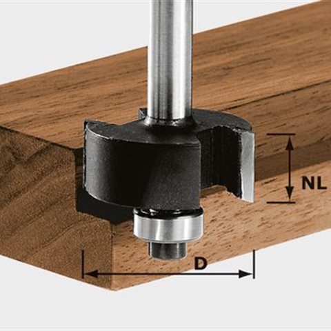 Festool HW S8 D31,7/NL 12,7 Falsfräs 8mm spindel