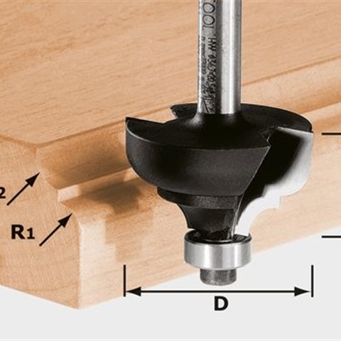 Festool HW S8 D36,7/R6/R6 Multiprofilfräs 8mm spindel