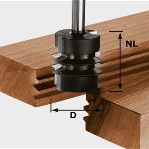 Festool HW S8 D34/NL32 Limfogfräs 8mm spindel