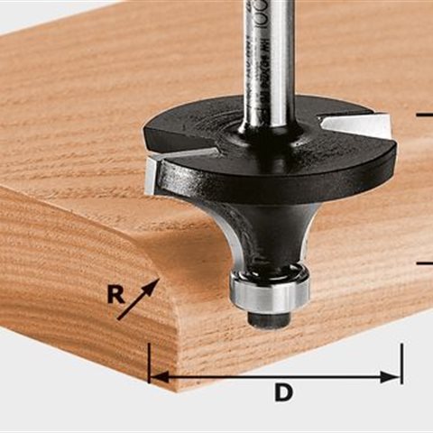Festool HW S12 D63/32/R25 Avrundningsfräs 12mm skaft