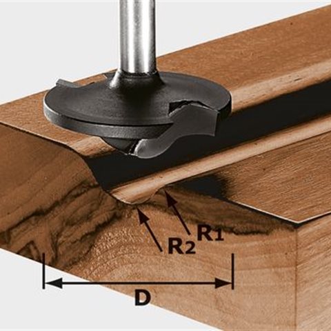 Festool HW S8 D42/13/R6+12 Profilfräs 8mm spindel