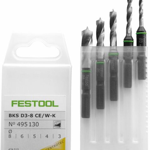 Festool BKS D 3-8 CE/W-K Borrsats