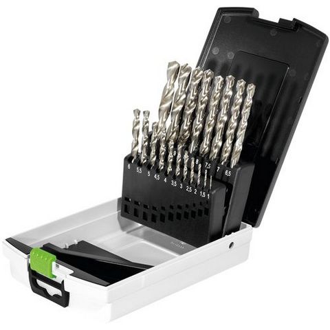 Festool HSS D 1-10 Sort Stålborr 19-delar