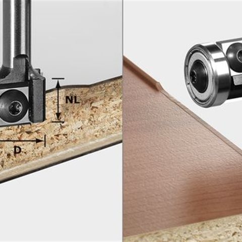 Festool S8 HW D19 KL OFK Vändskärs-kantfräs 12x12mm