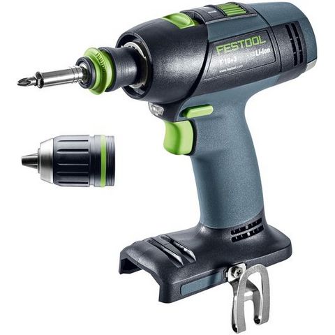 Festool T 18+3 Li-Basic Skruvdragare utan batterier och laddare